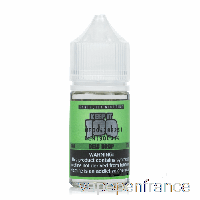 Goutte De Rosée - Gardez-la 100 Sels - Stylo Vape 30 Ml 30 Mg